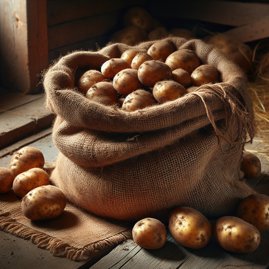 Kartoffelsack Vergleich 2024 & Jutesack in verschiedenen Größen